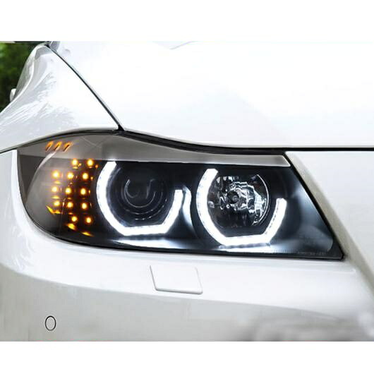 ヘッドライト 適用: BMW E90 ヘッドランプ 318i 320i 325i ヘッドライト LED エンジェルアイ フロント ライト 318 320 325 バイキセノン LEN 4300K～8000K AL-OO-8883 AL Car light｜オートパーツエージェンシー2号店
