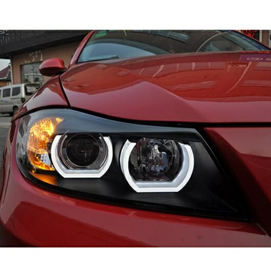 ヘッドライト 適用: BMW E90 ヘッドランプ 318i 320i 325i ヘッドライト LED エンジェルアイ フロント ライト 318 320 325 バイキセノン LEN AL-OO-8904 AL Car light