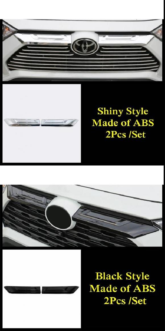 フロント バンパー グリル グリル ストリップ 装飾 ステッカー カバー トリム 適用: トヨタ RAV4 RAV 4 XA50 2019 2020 2021 2022 アクセサリー タイプB・タイプD AL-PP-0343 AL Car parts
