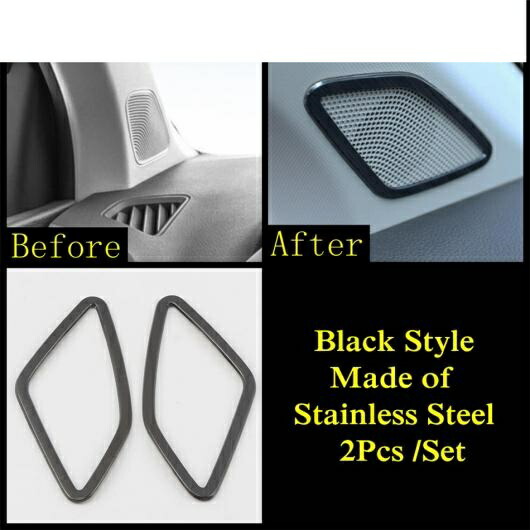 サイド ドア ステレオ スピーカー A ピラー オーディオ サウンド ラウドスピーカー ハンドル ボウル カバー トリム アクセサリー キット 適用: シュコダ カロック 2018-2022 タイプB AL-PP-0491 AL Car parts｜オートパーツエージェンシー2号店