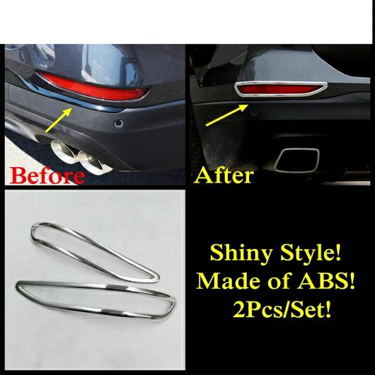 アクセサリー 適用: シボレー/CHEVROLET エクイノックス 2017-2022 ABS リア テール バンパー フォグライト ランプ/ウインドウ ワイパー/スパンコール カバー トリム タイプB AL-PP-0587 AL Exterior parts for cars