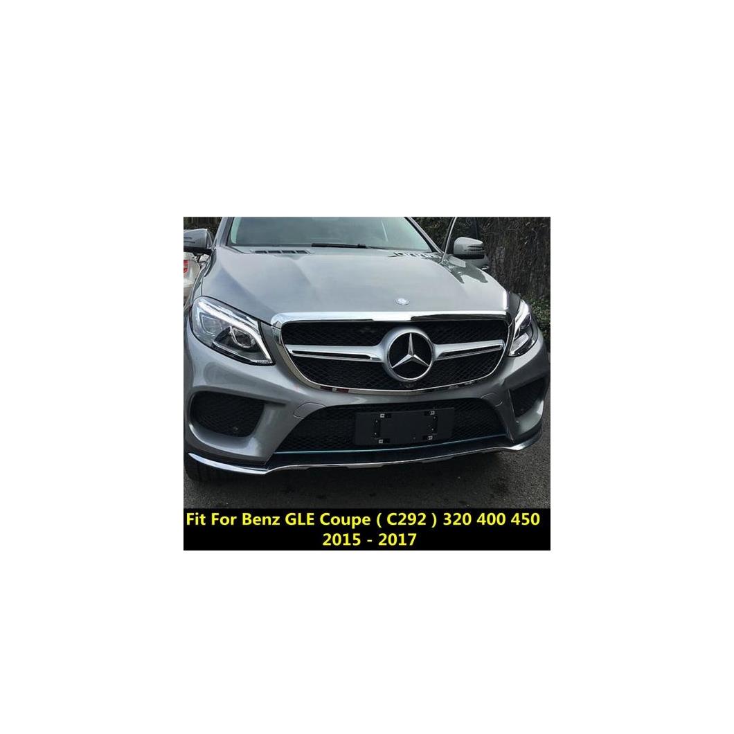 ABS フロント フード グリル グリル モールディング フレーム カバー トリム アクセサリー 適用: メルセデス・ベンツ GLE クーペ C292 320 400 450 2015 2016 2017 AL-PP-0638 AL Exterior parts for cars