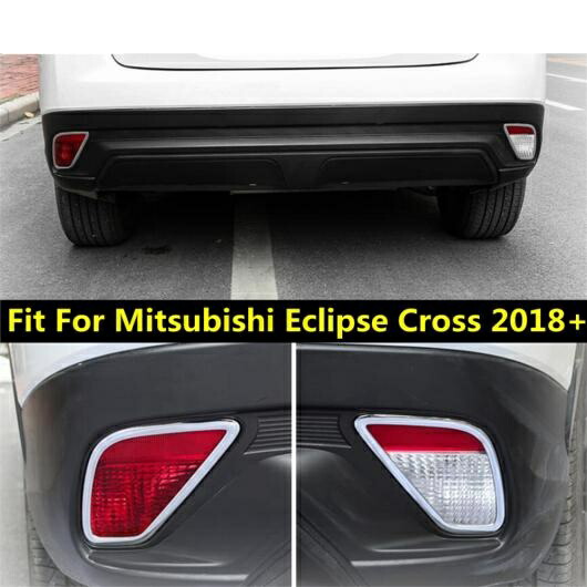 ABS クローム アクセサリー 適用: 三菱 エクリプス クロス 2018-2021 アウトサイド リア フォグライト ランプ フレーム モールディング カバー キット トリム AL-PP-0837 AL Exterior parts for cars 7,970円