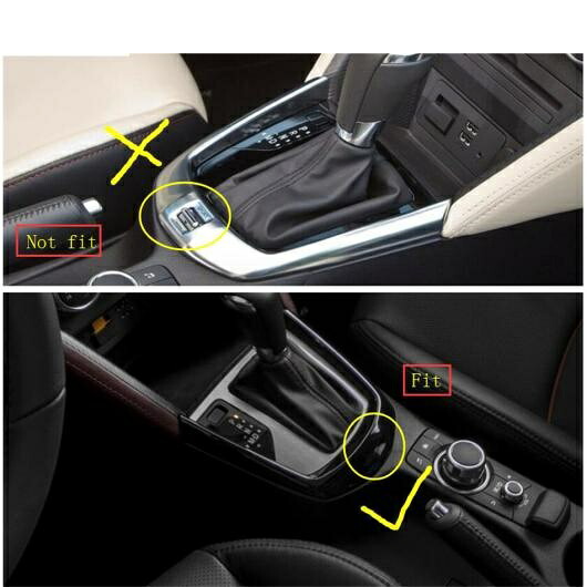 アクセサリー 適用: MAZDA2 デミオ 2015-2021 ABS センター ギア シフト コントロール パネル 装飾 モールディング カバー キット トリム 1ピース AL-PP-0846 AL Interior parts for cars
