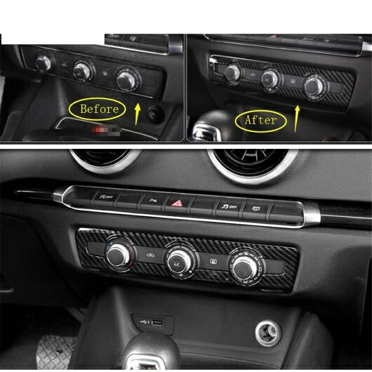 アクセサリー 適用: アウディ/AUDI A3 V8 2014-2019 ABS セントラル コントロール エアコン AC スイッチ パネル モールディング カバー キット トリム AL-PP-0933 AL Interior parts for cars