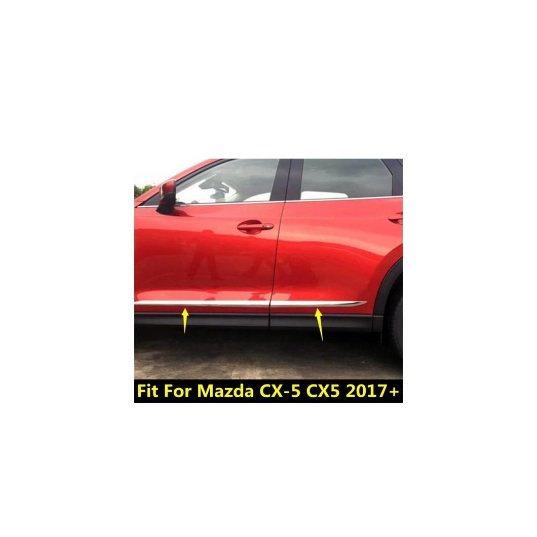 4ピース ABS アウター ドア サイド ボディ プレート ストリップ モールディング カバー トリム 適用: マツダ CX-5 CX5 2017-2022 アクセサリー エクステリア AL-PP-0731 AL Exterior parts for cars｜オートパーツエージェンシー2号店