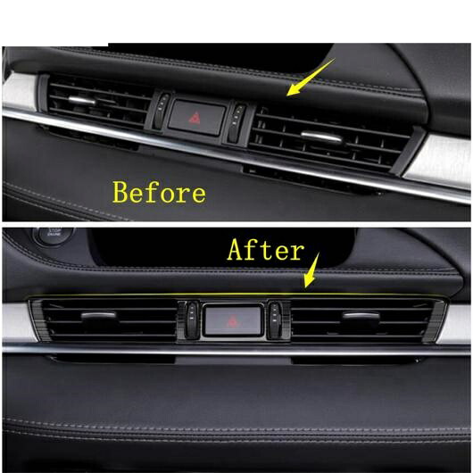 アクセサリー 適用: MAZDA6 2019-2021 フロント セントラル エア コンディション AC 吹き出し口 装飾 ストリップ モールディング カバー キット トリム AL-PP-1057 AL Interior parts for cars 6,113円