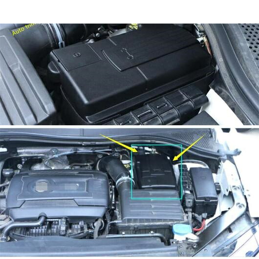 オート エンジン バッテリー 防塵 陰極 電極 防水 カバー トリム 適用: フォルクスワーゲン/VOLKSWAGEN VW ティグアン MK2 2016-2022 アクセサリー AL-PP-1121 AL Interior parts for cars