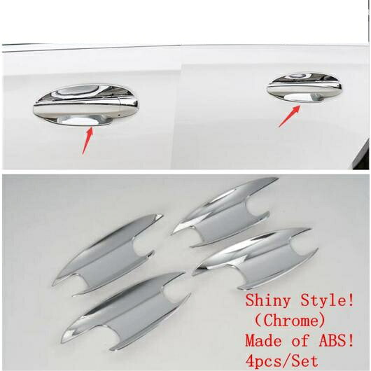 ABS クローム/カーボンファイバー エクステリア 適用: メルセデス・ベンツ CLA 200 C118 W118 2020-2022 アウトサイド ドア ハンドル ボウル カバー トリム アクセサリー クロム AL-PP-1240 AL Exterior parts for cars