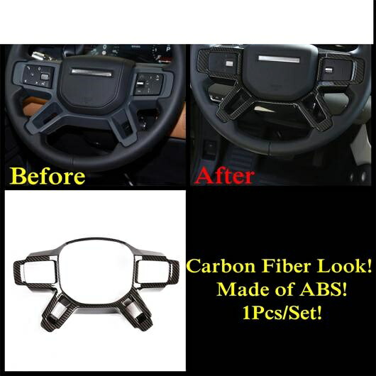 サイド エア AC 吹き出し口 /ギア シフト ヘッド ノブ カバー トリム カーボン調/マット ABS 適用: ランド ローバー/ROVER ディフェンダー 110 2020-2022 タイプE AL-PP-1253 AL Interior parts for cars