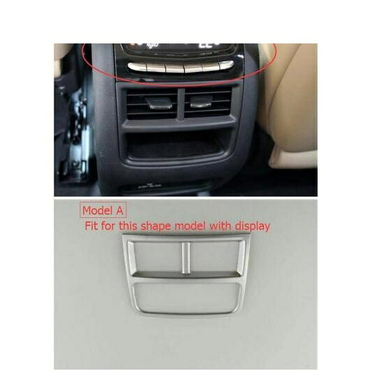 アクセサリー 適用: キャデラック/CADILLAC XT5 2017-2021 リア 後方 エアコン AC 吹き出し口 プロテクター モールディング カバー キット トリム マット A AL-PP-1304 AL Interior parts for cars|オートパーツエージェンシー2号店