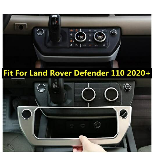 適用: ランド ローバー/ROVER ディフェンダー 110 2020 2021 2022 トランスミッション シフト ギア パネル フレーム カバー キット トリム マット 装飾 アクセサリー AL-PP-1251 AL Interior parts for cars|オートパーツエージェンシー2号店