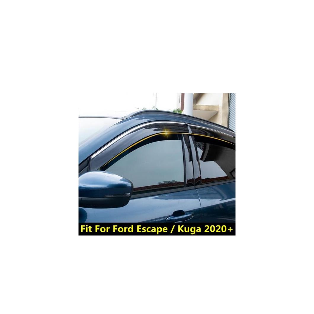 アクセサリー 適用: フォード/FORD エスケープ/クーガ 2020 2021 2022 ウインドウ バイザー 吹き出し口 シェード レイン サン ガード デフレクター 日よけ シェルター カバー AL-PP-1175 AL Exterior parts cars