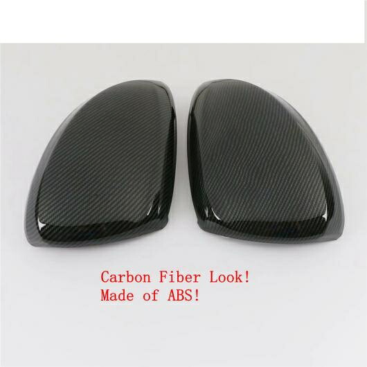 エクステリア キット 適用: フォルクスワーゲン/VOLKSWAGEN VW ティグアン MK2 2016-2022 ABS アウトサイド ドア バックミラー ミラー シェル 保護 カバー トリム カーボン調 AL-PP-1399 AL Exterior parts for cars