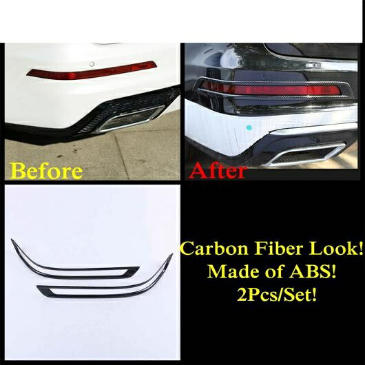 フロント/リア バンパー フォグライト ランプ カバー トリム ABS クローム/カーボン調 アクセサリー 適用: キャデラック/CADILLAC XT6 2020-2022 タイプD AL-PP-1434 AL Exterior parts for cars