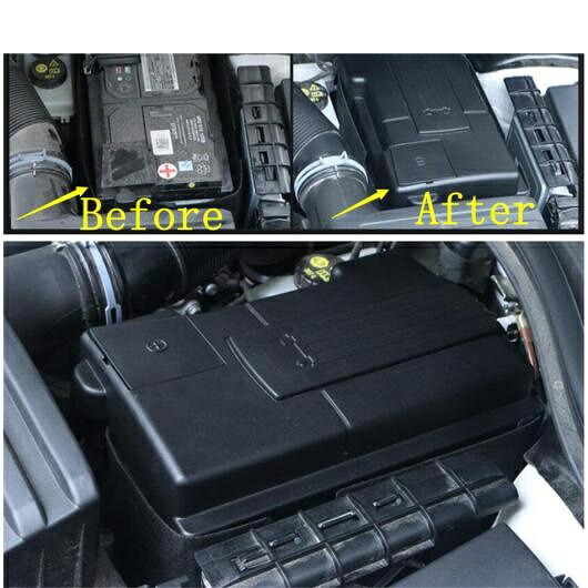 アクセサリー 適用: フォルクスワーゲン/VOLKSWAGEN VW ティグアン MK2 2016-2022 エンジン バッテリー アノード 陰極 電極 モールディング カバー キット トリム AL-PP-1404 AL Interior parts for cars