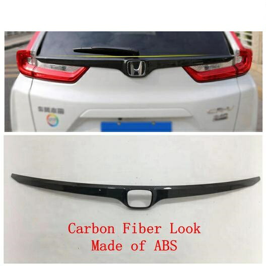 リア トランク テールゲート ドア ハンドル ストリップ 装飾 カバー トリム 適用: ホンダ CR-V CRV 2017-2019 カーボン調/レッド アクセサリー カーボン調 AL-PP-1470 AL Exterior parts for cars