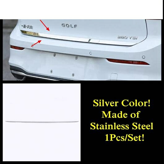 ステンレス スチール エクステリア キット リア テール トランク ドア テールゲート ストリップ カバー トリム アクセサリー 適用: VW フォルクスワーゲン/VOLKSWAGEN ゴルフ 8 MK8 タイプB AL-PP-1500 AL Exterior parts for cars