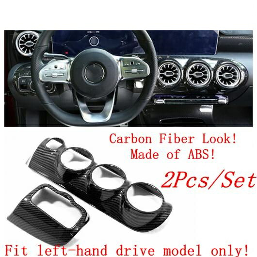 AC エア コンディション 吹き出し口 カバー トリム ABS カーボン調 インテリア アクセサリー 適用: メルセデス・ベンツ A クラス W177 A200 A220 2019-2022 タイプC AL-PP-1642 AL Interior parts for cars