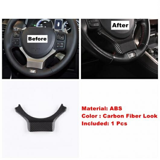 ABS カーボンファイバー インテリア キット ステアリング ホイール/エア AC/リフト ボタン パネル カバー トリム 適用: レクサス NX 200 300H 2015-2020 タイプC AL-PP-1703 AL Interior parts for cars 14,807円