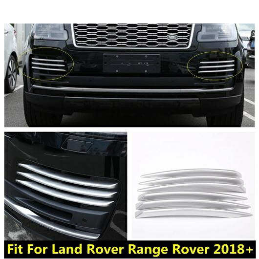 適用: ランド ローバー/ROVER レンジ ローバー/ROVER 2018-2021 フロント フォグライト ランプ アイブロー アイリッド ストリップ カバー トリム ABS クローム エクステリア アクセサリー AL-PP-1698 AL Exterior parts for cars