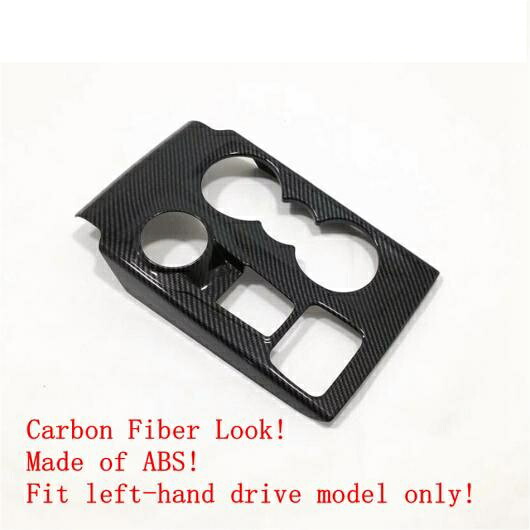 ABS カーボンファイバー/マット ギア シフト フロント カップホルダー カバー トリム インテリア アクセサリー 適用: フォード/FORD フォーカス MK4 2019-2022 カーボン調 AL-PP-1762 AL Interior parts cars 10,620円