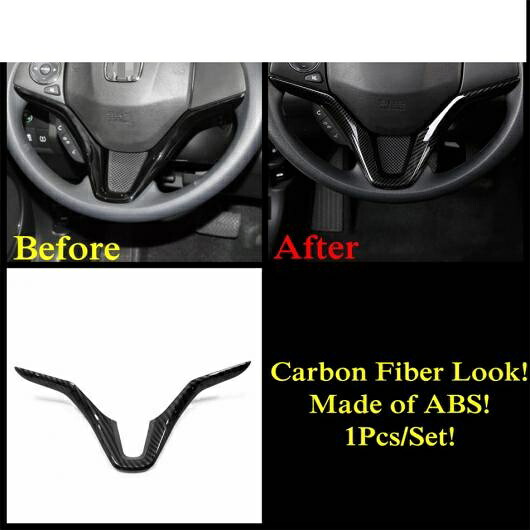 適用: ホンダ ベゼル/ヴェゼル HR-V 2014-2021 ハンドル ボウル ステアリング ホイール ギア ウインドウ リフト AC エア パネル カバー トリム カーボンファイバー アクセサリー タイプE AL-PP-1770 AL Interior parts for cars|オートパーツエージェンシー2号店