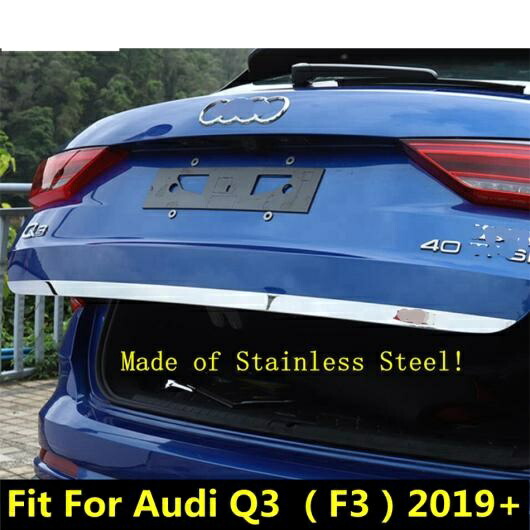 定番の中古商品 Al ステンレス アクセサリー 適用 アウディ Audi Q3 F3 19 アッパー リア テールゲート トランク ドア ハンドル プロテクター ストリップ モールディング モデルa モデルb Al Pp 1781 Www Willapaheritagefoundation Org