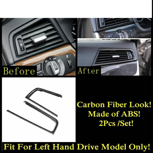 適用: BMW 5シリーズ F10 F18 520I 2011-2016 AC 通気口 ハンドル ボウル ウインドウ リフト ギア パネル カバー キット トリム カーボンファイバー アクセサリー タイプH AL-PP-1931 AL Interior parts for cars
