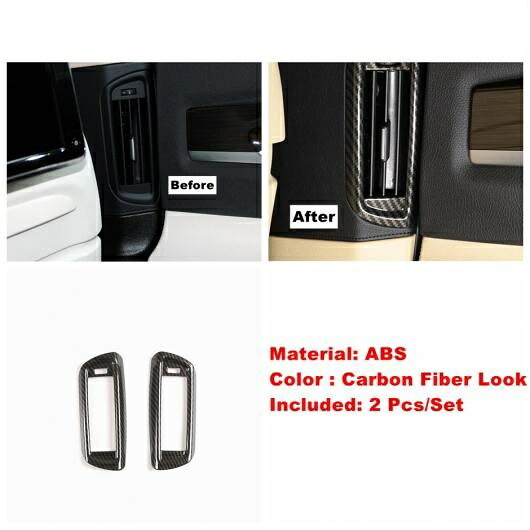 カーボン調 ステアリング ホイール エア AC ギア ヘッド ダッシュボード カバー トリム アクセサリー 適用: BMW 7シリーズ F01 F02 F03 F04 2009-2015 タイプA AL-PP-1982 AL Interior parts for cars
