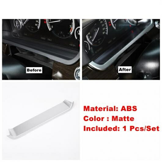 AL マット ステアリング ホイール ダッシュボード エア AC ギア ヘッド リード ヘッド ランプ スイッチ カバー トリム 適用: BMW 7シリーズ F01 F02 F03 F04 2009-2015 タイプG AL-PP-1983