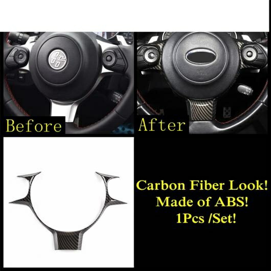 カーボンファイバー アクセサリー 適用: スバル BRZ/トヨタ GT86 2013-2021 セントラル コントロール ストリップ ギア パネル AC エア ハンドル ボウル カバー トリム タイプC AL-PP-1988 AL Interior parts for cars