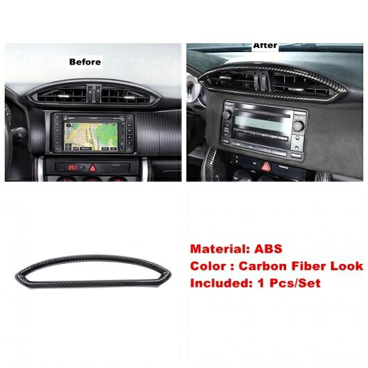 カーボン調 エア AC/ドア ハンドル ボウル/リフト ボタン/ギア パネル カバー トリム 適用: スバル BRZ/トヨタ GT86 2013-2021 タイプI AL-PP-1991 AL Interior parts for cars