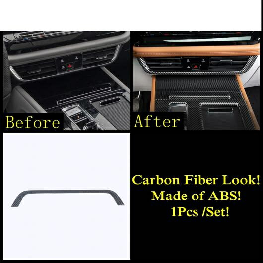 カーボンファイバー アクセサリー 適用: VW フォルクスワーゲン/VOLKSWAGEN アトラス/テラモント 2021 2022 ダッシュボード AC 通気口 ギア パネル アームレスト ボックス カバー トリム タイプJ AL-PP-2000 AL Interior parts for cars