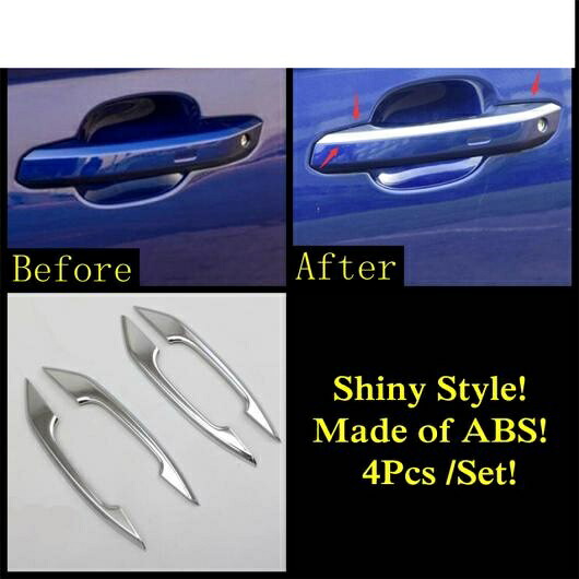 バックミラー ミラー ストリップ リア ウインドウ スパンコール レイン ワイパー ハンドル ボウル インテリア カバー トリム ABS クローム アクセサリー 適用: アウディ/AUDI Q5 モデルC AL-PP-2049 AL Exterior parts for cars