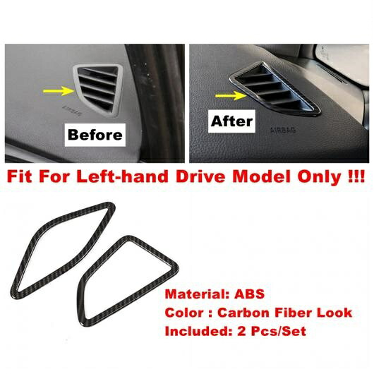 ギア ヘッド エア AC パネル カバー トリム 適用: BMW 2シリーズ ツアラー F45 F46 2015-2020 218i 220i 228I アクセサリー インテリア カーボンファイバー J AL-PP-2053 AL Interior parts for cars