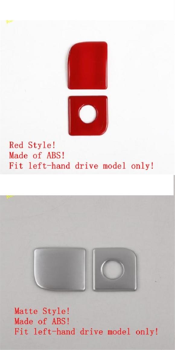 助手席 グローブ ストレージ ボックス ボタン スイッチ パネル カバー トリム 適用: トヨタ フォーランナー 2010-2019 ABS カーボンファイバー レッド・シルバー AL-PP-2040 AL Interior parts for cars|オートパーツエージェンシー2号店