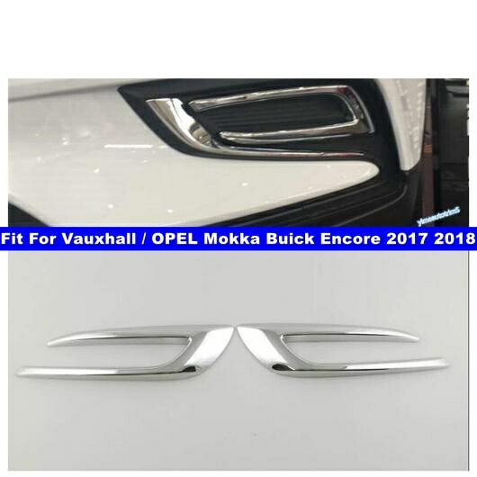 ABS クローム フロント ライト フォグライト ランプ フレーム カバー トリム 適用: ボクスホール/VAUXHALL/オペル/OPEL モッカ ビュイック/BUICK アンコール 2017 2018 AL-OO-9021 AL Exterior parts for cars|オートパーツエージェンシー2号店