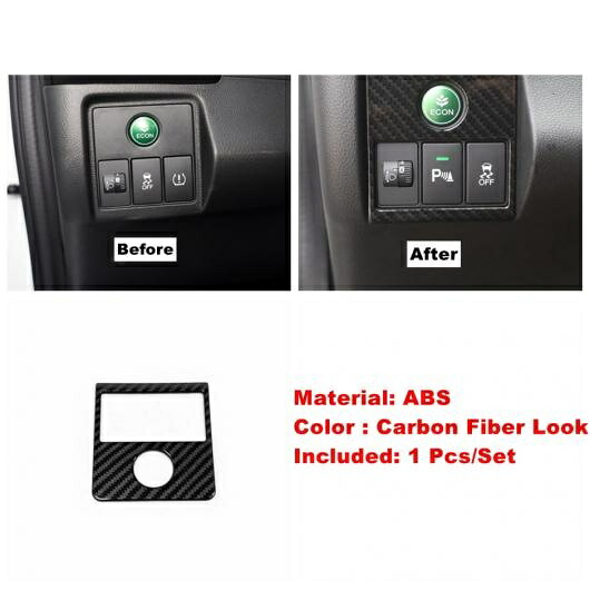 カーボン調 インテリア キット ダッシュボード エア AC/ドア スピーカー/ハンドル ボウル カバー トリム 適用: ホンダ ベゼル/ヴェゼル HR-V 2014-2021 タイプD AL-OO-9053 AL Interior parts for cars