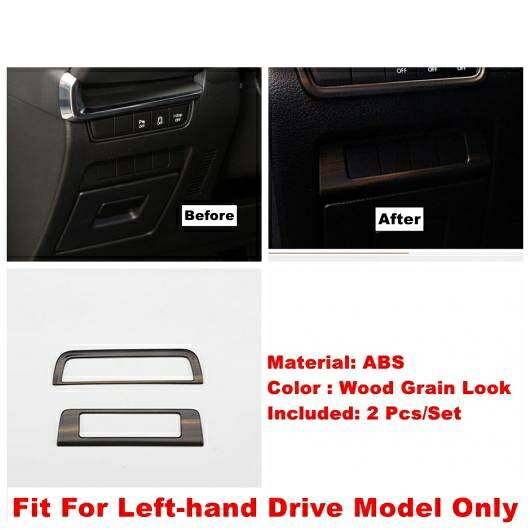 ギア ノブ ステアリング ホイール サイド エア AC リフト ボタン センター コントロール パネル カバー トリム 適用: MAZDA3 2019-2022 インテリア アクセサリー タイプF AL-OO-9067 AL Interior parts for cars