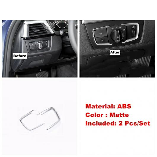 セーフティー ベルト/エア AC/ギア パネル/リード ランプ カバー トリム 適用: BMW 3 4シリーズ F30 F32 320i 2013-2018 マット インテリア キット タイプD AL-OO-9114 AL Interior parts for cars｜オートパーツエージェンシー2号店