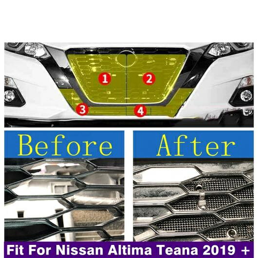 ミドル 防虫 メッシュ フロント グリル ネット アンチ-蚊 ダスト カバー キット 適用: 日産 アルティマ ティアナ 2019-2022 AL-OO-9104 AL Exterior parts for cars｜オートパーツエージェンシー2号店