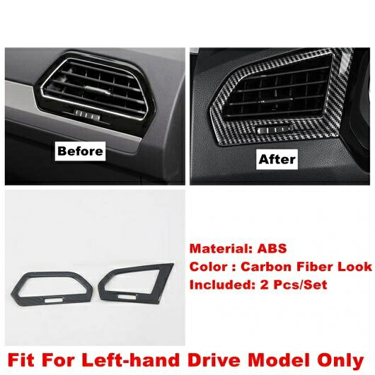 ダッシュボード エア AC ドア スピーカー リフト ボタン パネル カバー トリム 適用: VW ティグアン MK2 2016-2022 カーボン調 インテリア キット タイプI AL-OO-9166 AL Exterior parts for cars