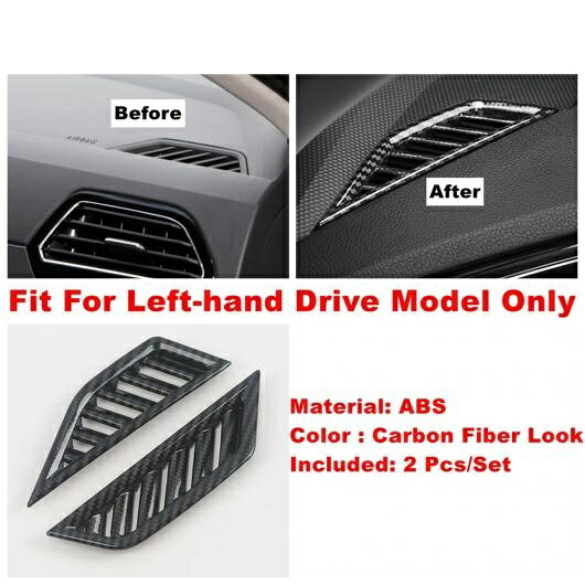 ダッシュボード エア AC ドア スピーカー リフト ボタン パネル カバー トリム 適用: VW ティグアン MK2 2016-2022 カーボン調 インテリア キット タイプM AL-OO-9166 AL Exterior parts for cars 7,623円