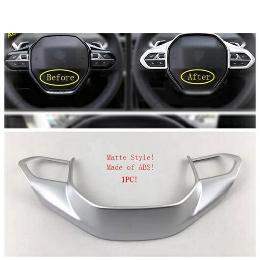 ピラー A スピーカー ステアリング ホイール ライト コントロール パネル カバー トリム 適用: プジョー/PEUGEOT 3008 5008 GT 2017-2022 マット インテリア キット タイプD AL-OO-9177 AL Interior parts for cars