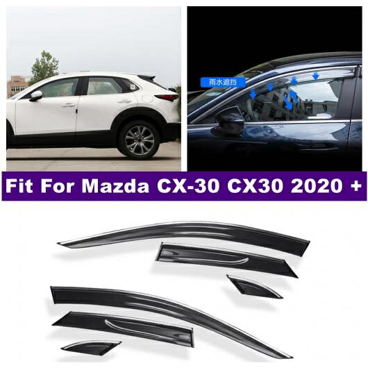 ウインドウ パネル アクセサリー 適用: マツダ CX-30 CX30 2020-2022 ウインドウ デフレクター レイン ガード バイザー 日よけ 保護 カバー AL-OO-9216 AL Interior parts for cars｜オートパーツエージェンシー2号店