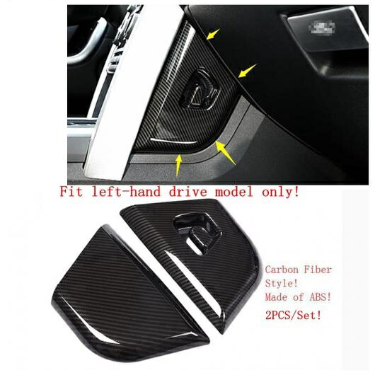カーボン調 インテリア キット ピラー B エア AC/リフト ボタン カバー トリム 適用: ランド ローバー/ROVER ディスカバリー スポーツ 2015-2020 モデル H AL-OO-9485 AL｜オートパーツエージェンシー2号店