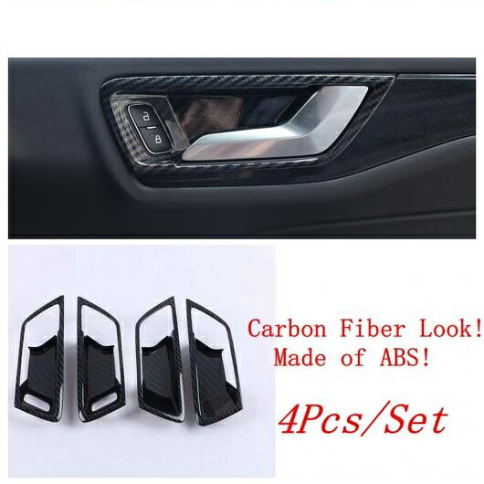 エア AC パネル ドア ハンドル ボウル ステアリング ホイール カバー トリム 適用: フォード/FORD エスケープ/クーガ 2020-2022 カーボン調 インテリア キット モデル F AL-OO-9493 AL