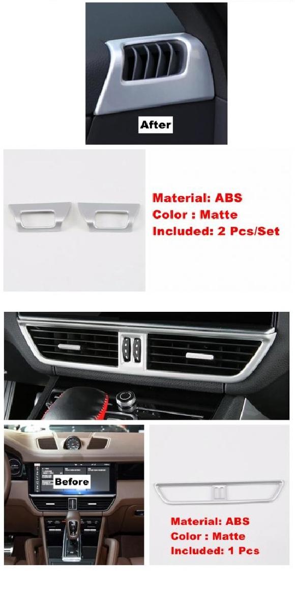 マット インテリア ダッシュボード エア AC ガラス リフト ボタン カップホルダー カバー トリム 適用: ポルシェ/PORSCHE カイエン 2018-2022 モデル J・モデル M AL-OO-9415 AL