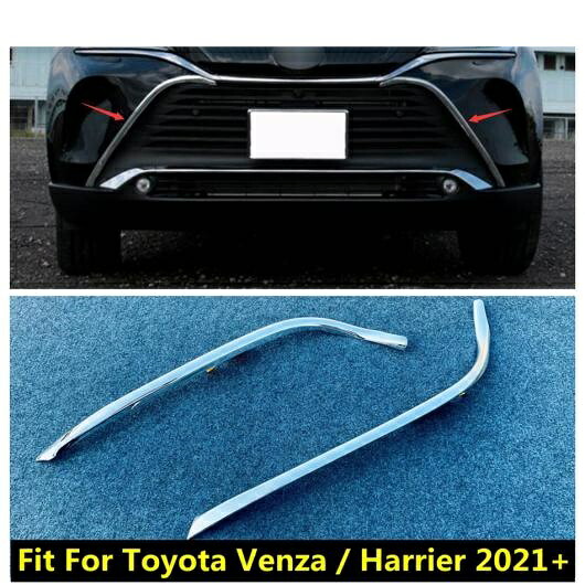フロント フード グリル グリル 装飾 ストリップ カバー トリム 適用: トヨタ ヴェンザ/ハリアー 2021 2022 ABS クローム エクステリア アクセサリー AL-OO-9573 AL Exterior parts for cars